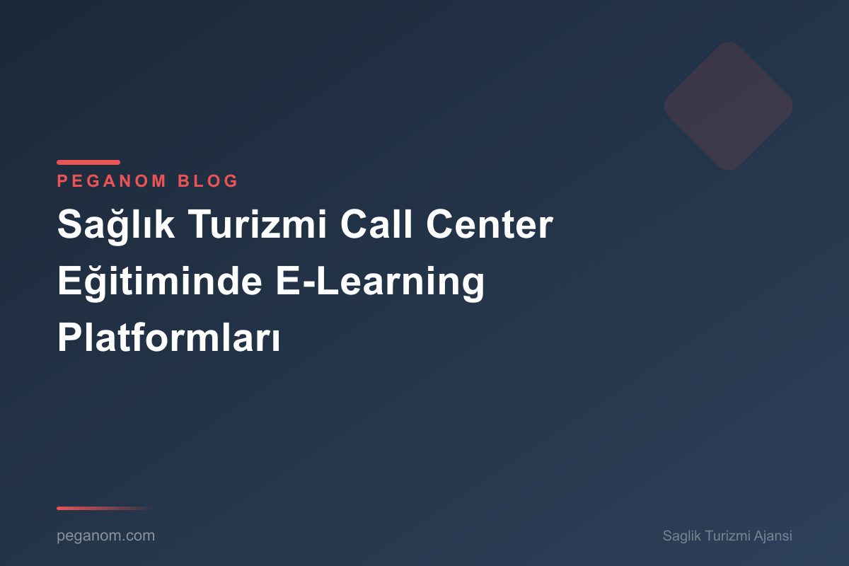 Sağlık Turizmi Call Center Eğitiminde E-Learning Platformları