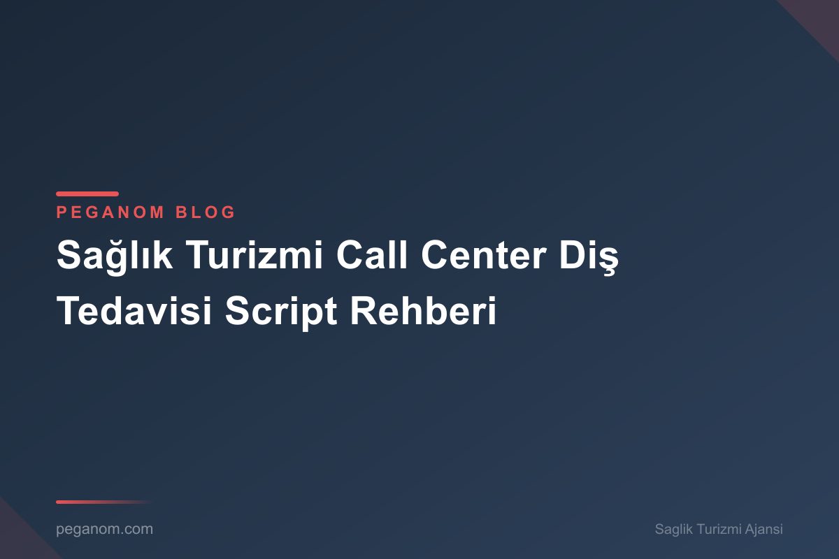 Sağlık Turizmi Call Center Diş Tedavisi Script Rehberi