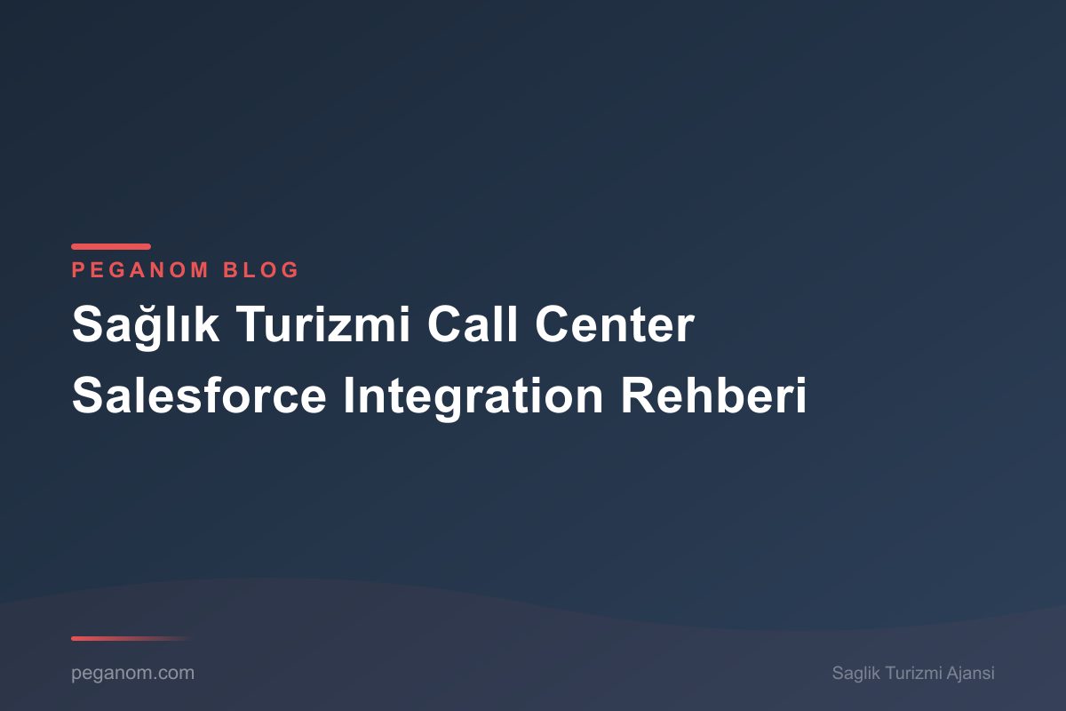 Sağlık Turizmi Call Center Salesforce Integration Rehberi