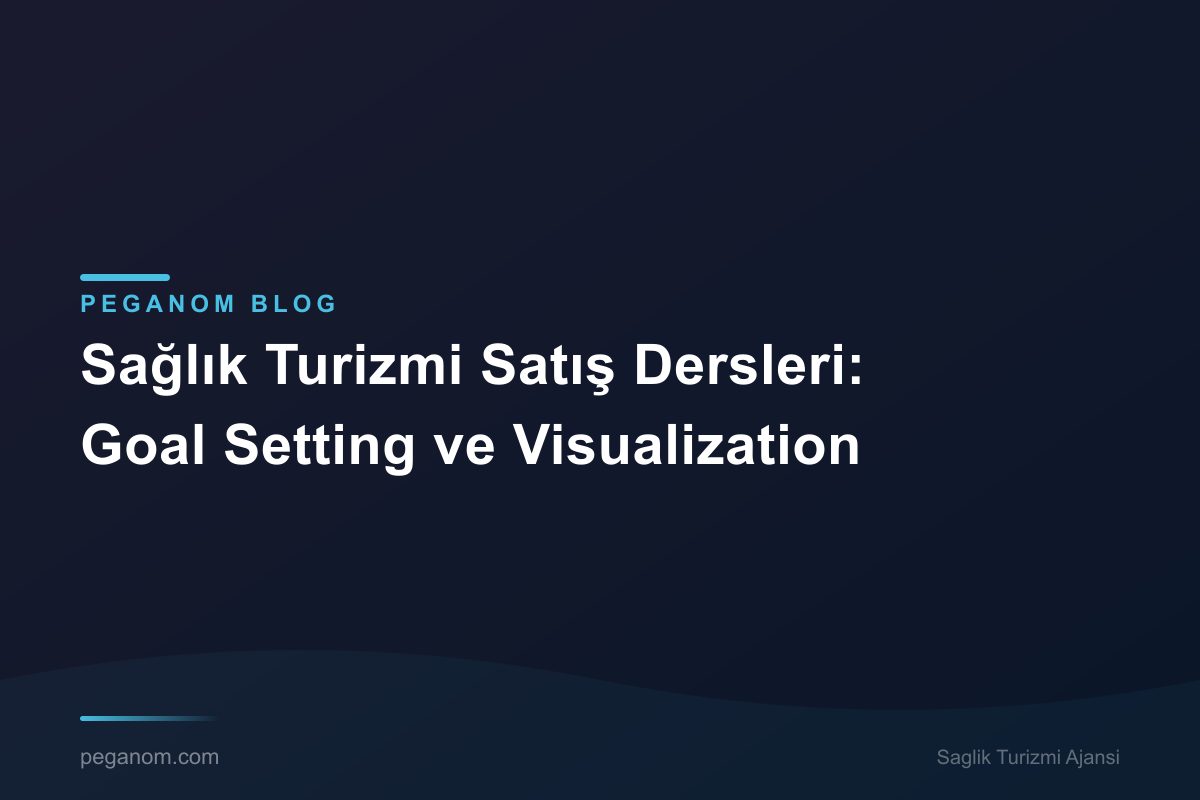 Sağlık Turizmi Satış Dersleri: Goal Setting ve Visualization