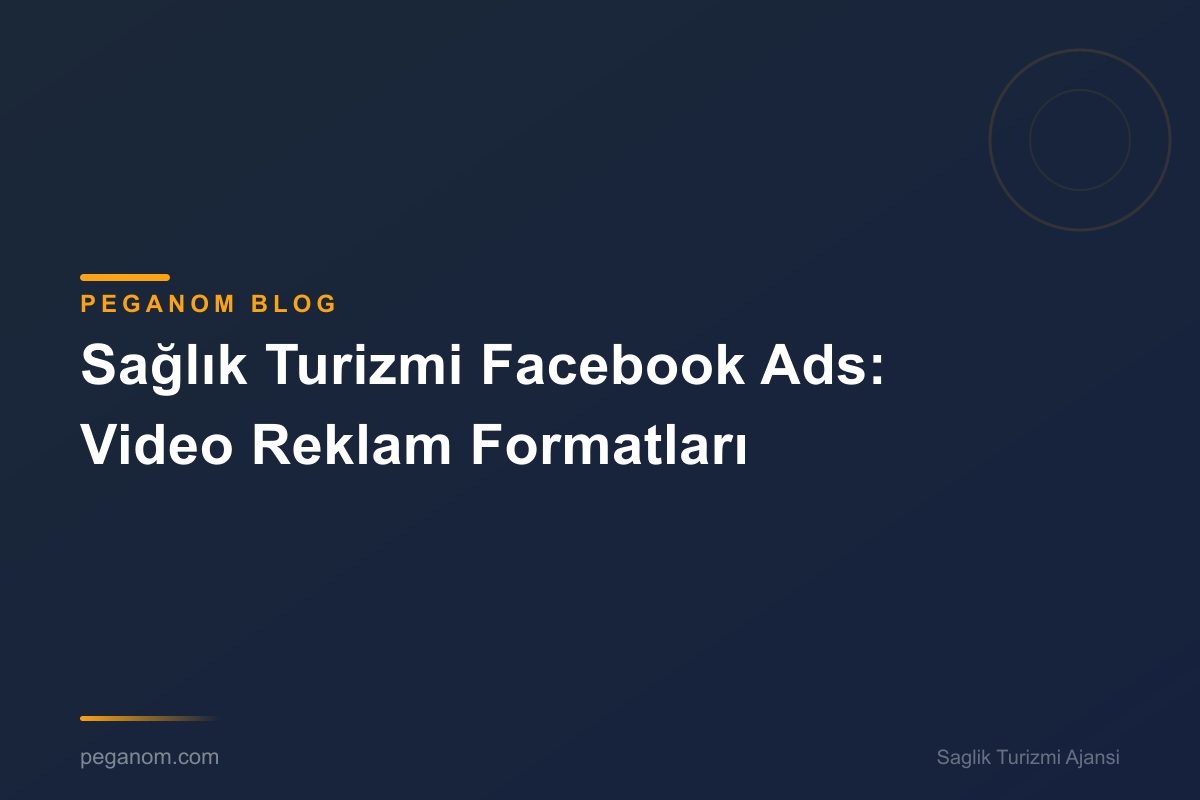 Sağlık Turizmi Facebook Ads: Video Reklam Formatları