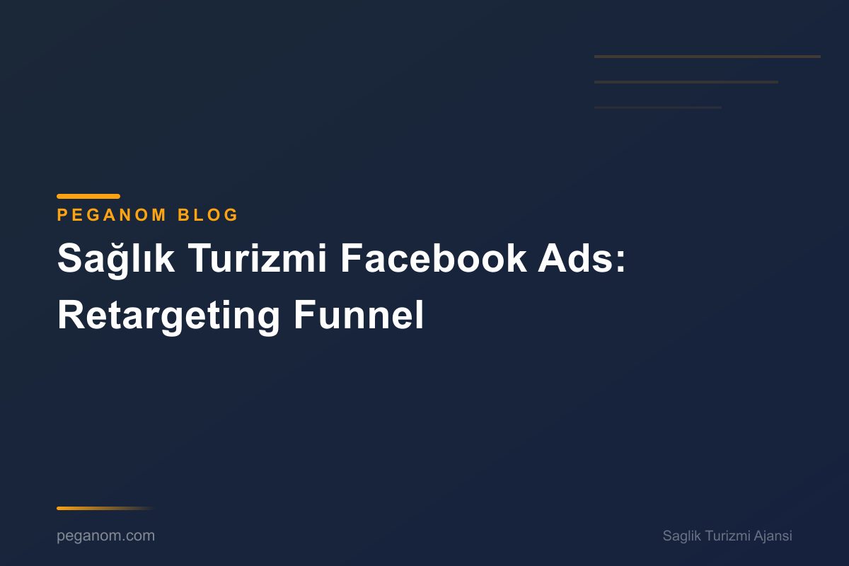 Sağlık Turizmi Facebook Ads: Retargeting Funnel