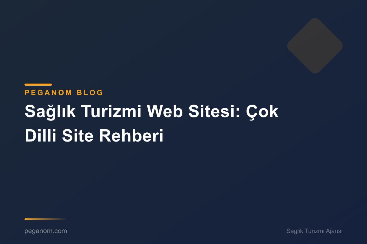 Sağlık Turizmi Web Sitesi: Çok Dilli Site Rehberi