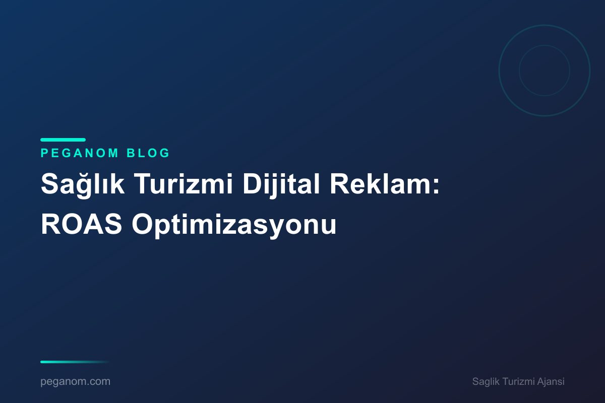 Sağlık Turizmi Dijital Reklam: ROAS Optimizasyonu