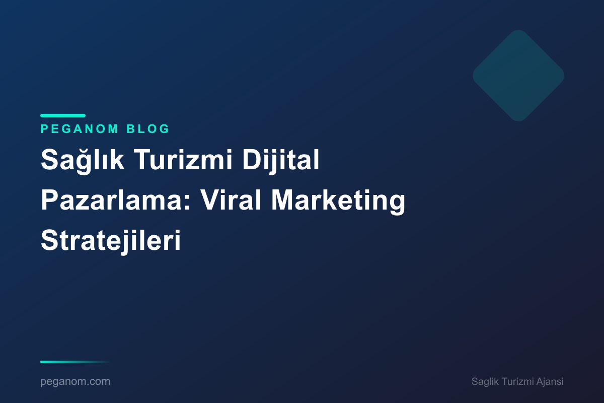 Sağlık Turizmi Dijital Pazarlama: Viral Marketing Stratejileri