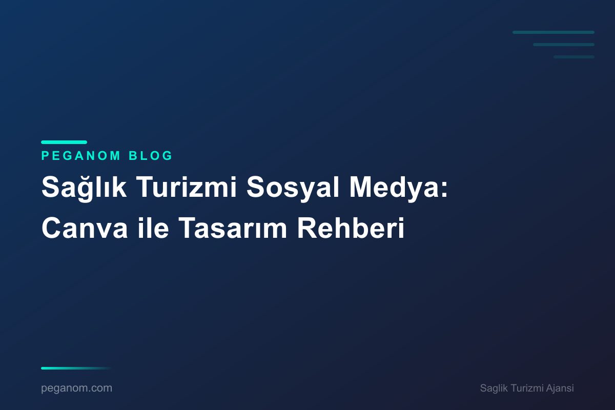 Sağlık Turizmi Sosyal Medya: Canva ile Tasarım Rehberi
