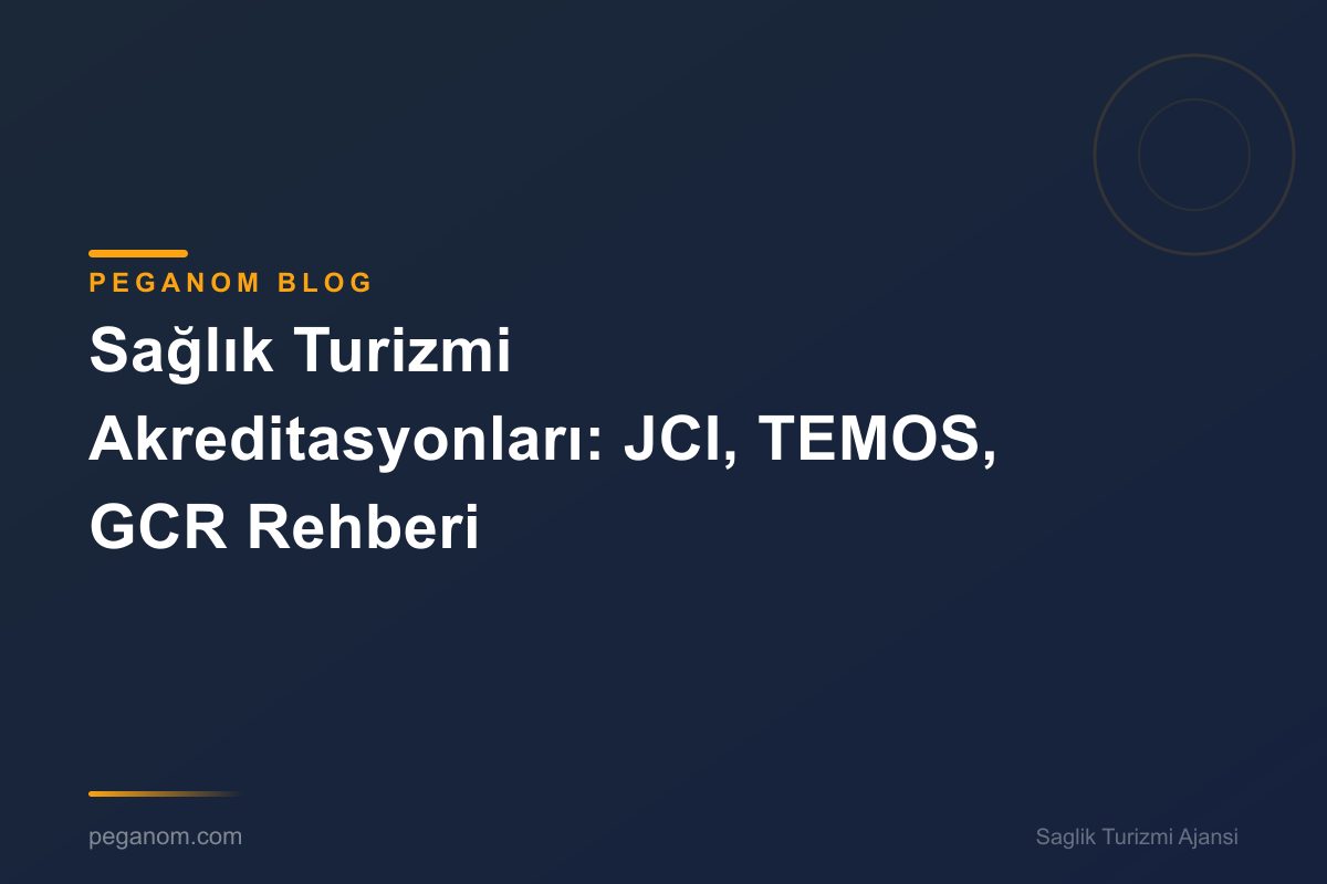 Sağlık Turizmi Akreditasyonları: JCI, TEMOS, GCR Rehberi