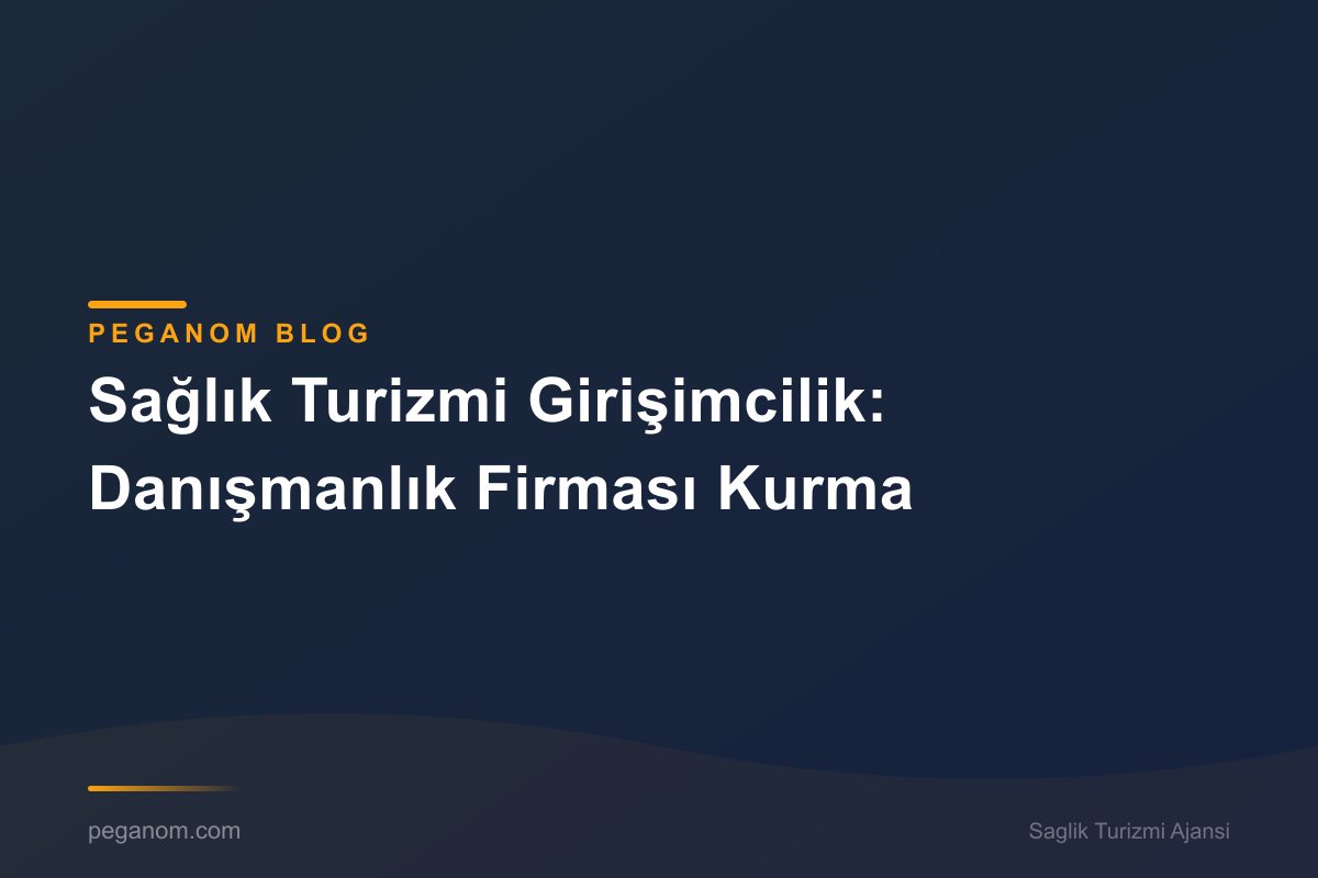 Sağlık Turizmi Girişimcilik: Danışmanlık Firması Kurma