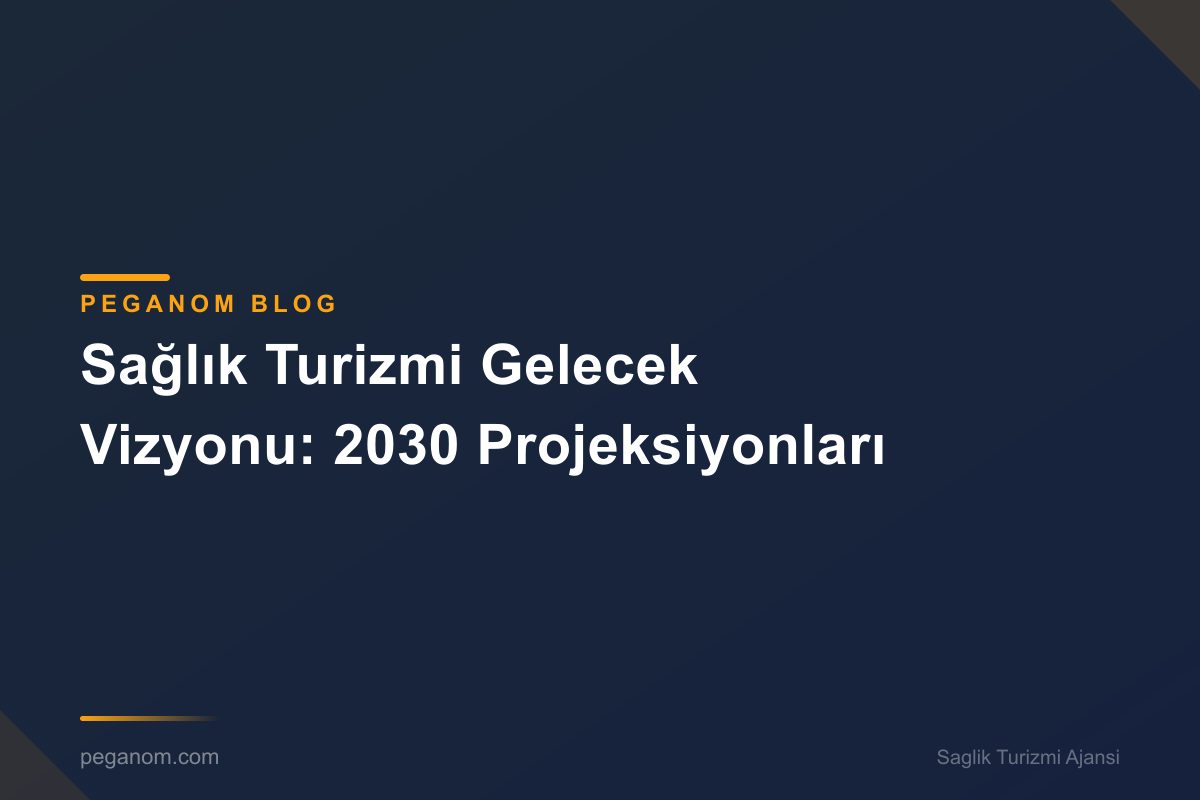 Sağlık Turizmi Gelecek Vizyonu: 2030 Projeksiyonları