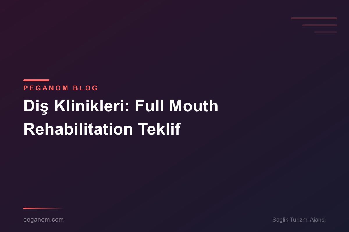 Diş Klinikleri: Full Mouth Rehabilitation Teklif
