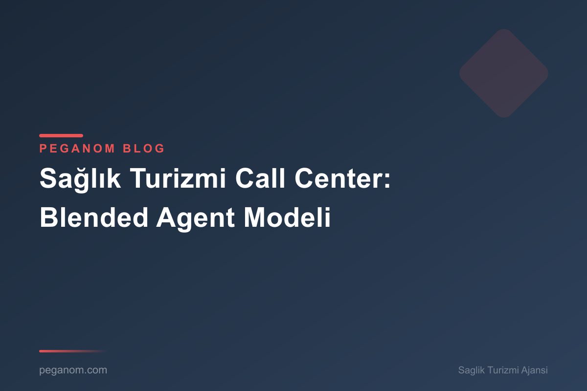Sağlık Turizmi Call Center: Blended Agent Modeli
