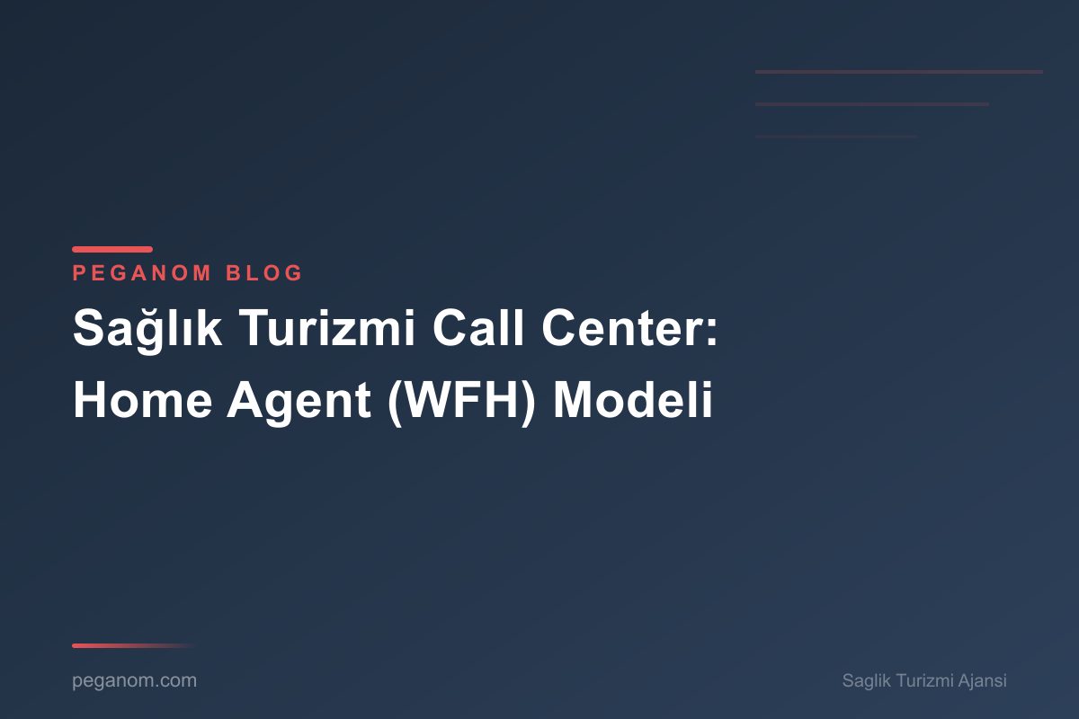 Sağlık Turizmi Call Center: Home Agent (WFH) Modeli