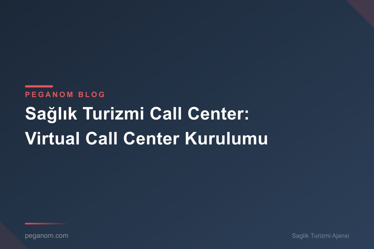 Sağlık Turizmi Call Center: Virtual Call Center Kurulumu