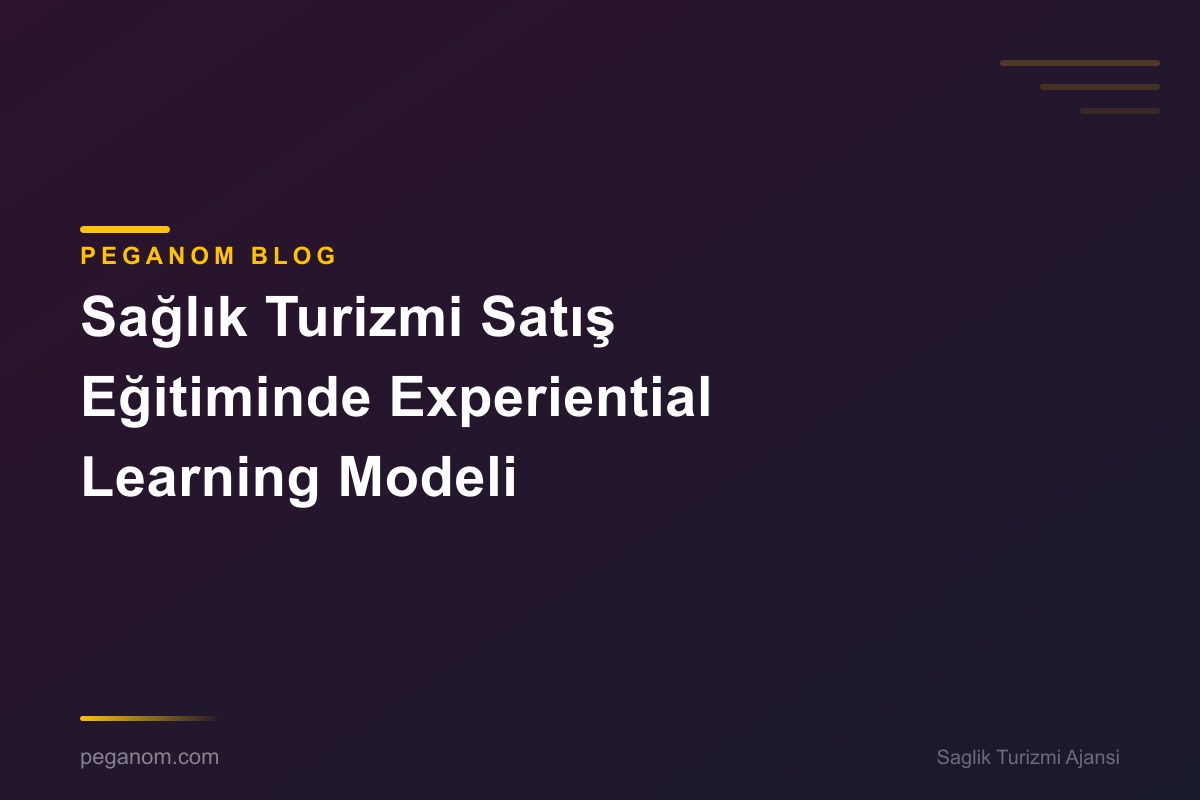 Sağlık Turizmi Satış Eğitiminde Experiential Learning Modeli